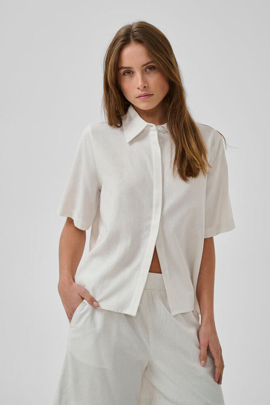 MWDias SS Boxy Shirt Bright White