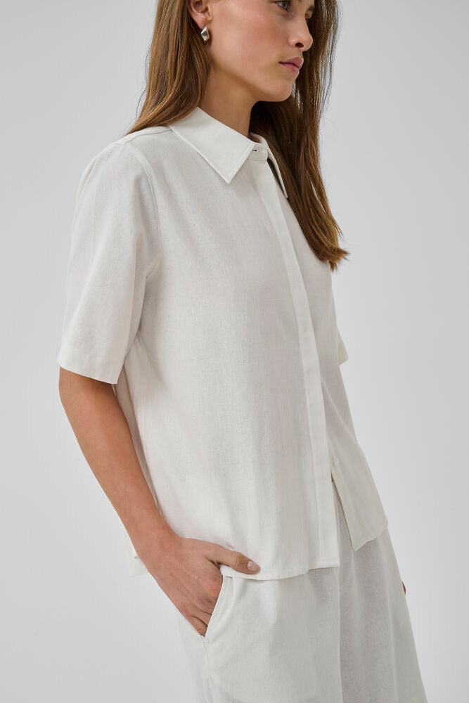 MWDias SS Boxy Shirt Bright White