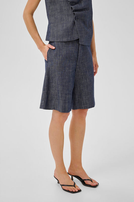 MWDazzie City Shorts Dark Blue Wash