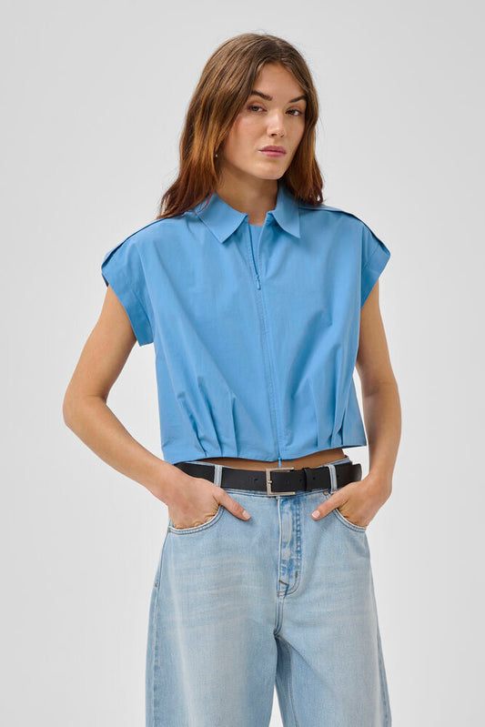 MWSunna Sleeveless Shirt w Zip