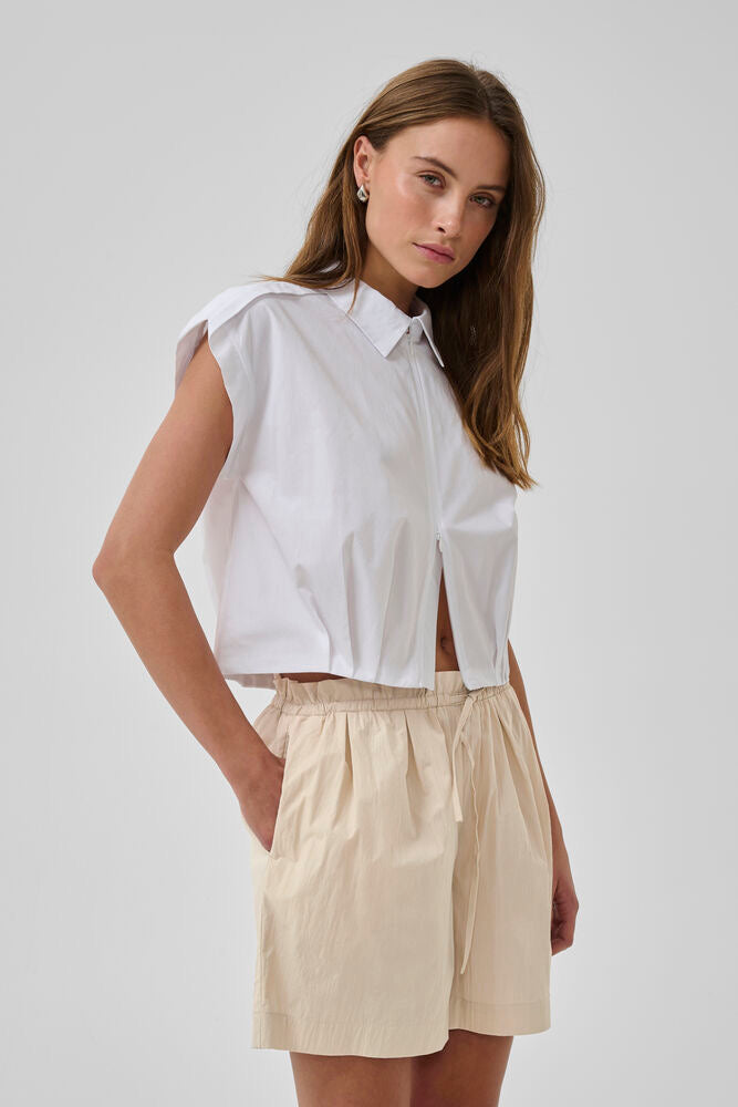 MWSunna Sleeveless Shirt w Zip