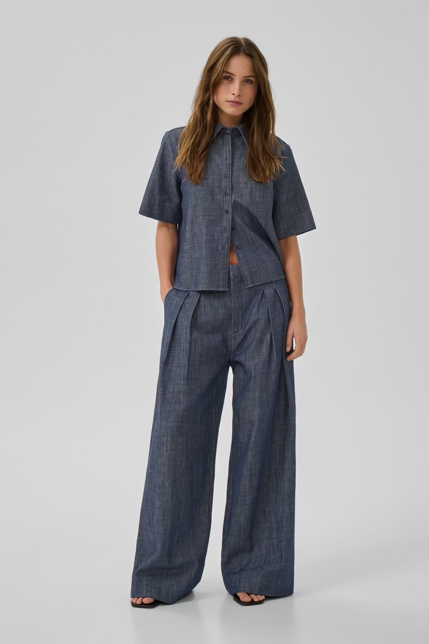 MWDazzie Shirt Dark Blue Wash