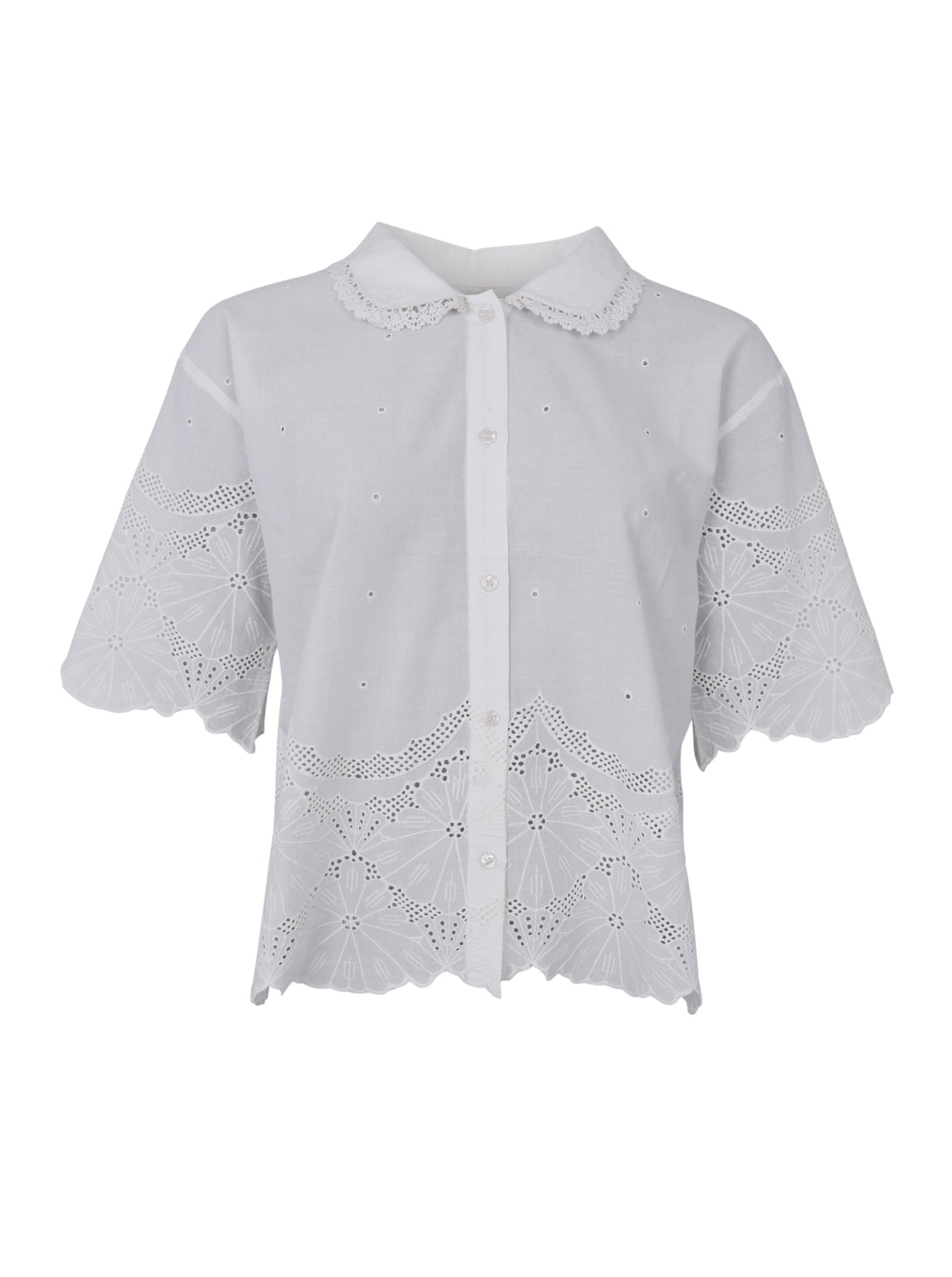 BCAgneta Lace Blouse White