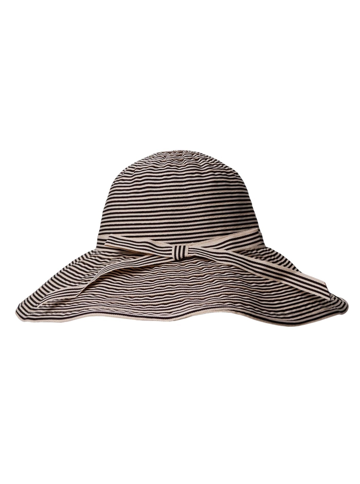 BCJannie Ribbon Hat Black Stripe