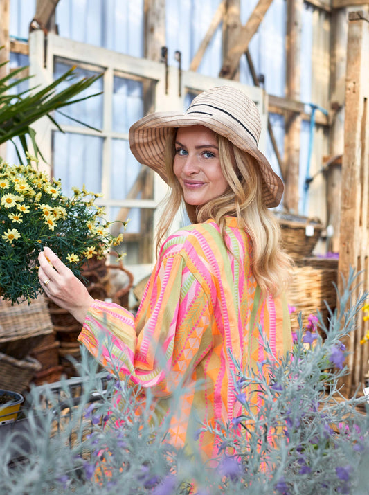 BCPortofino Ribbon Hat Beige