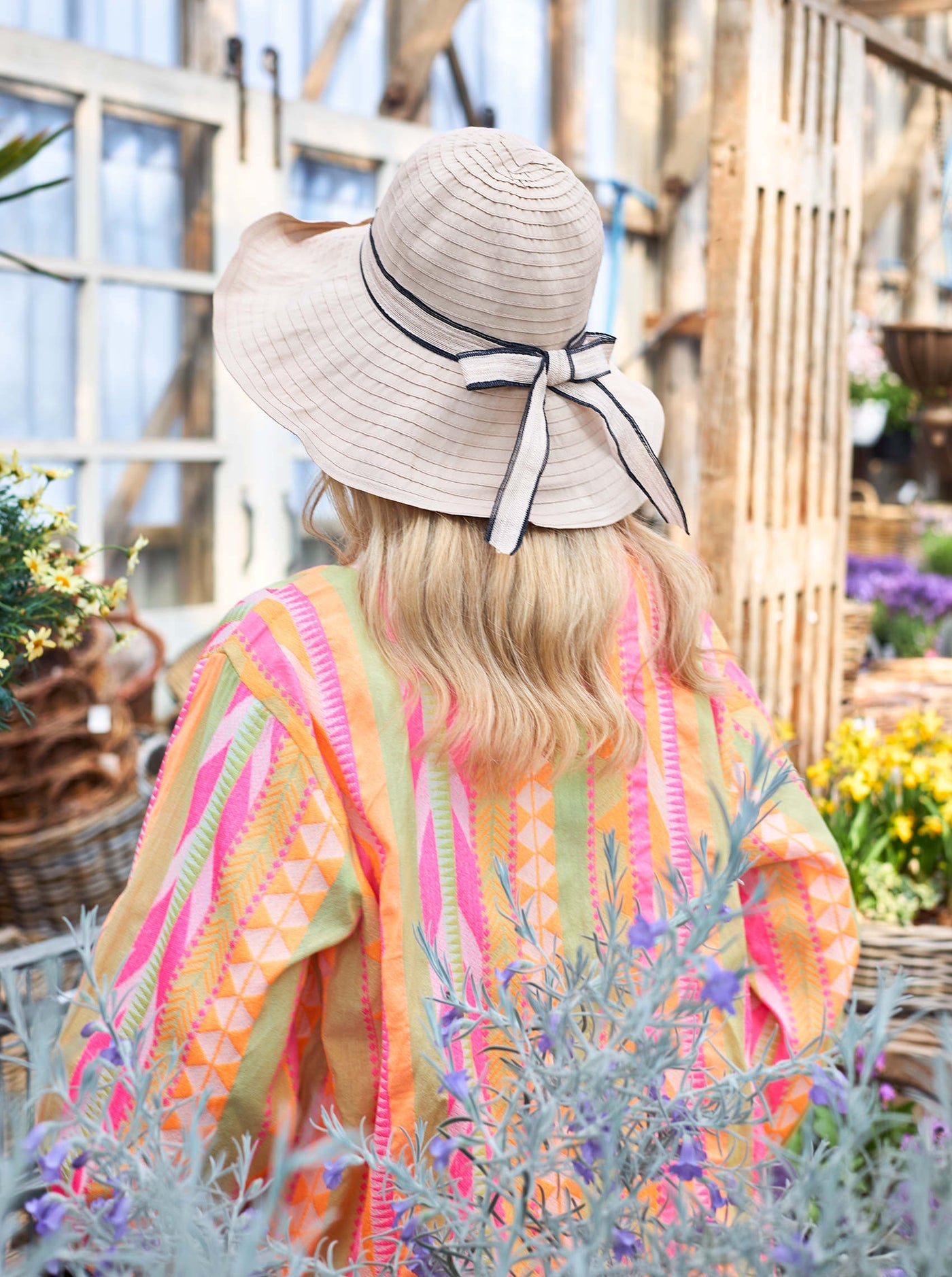 BCPortofino Ribbon Hat Beige