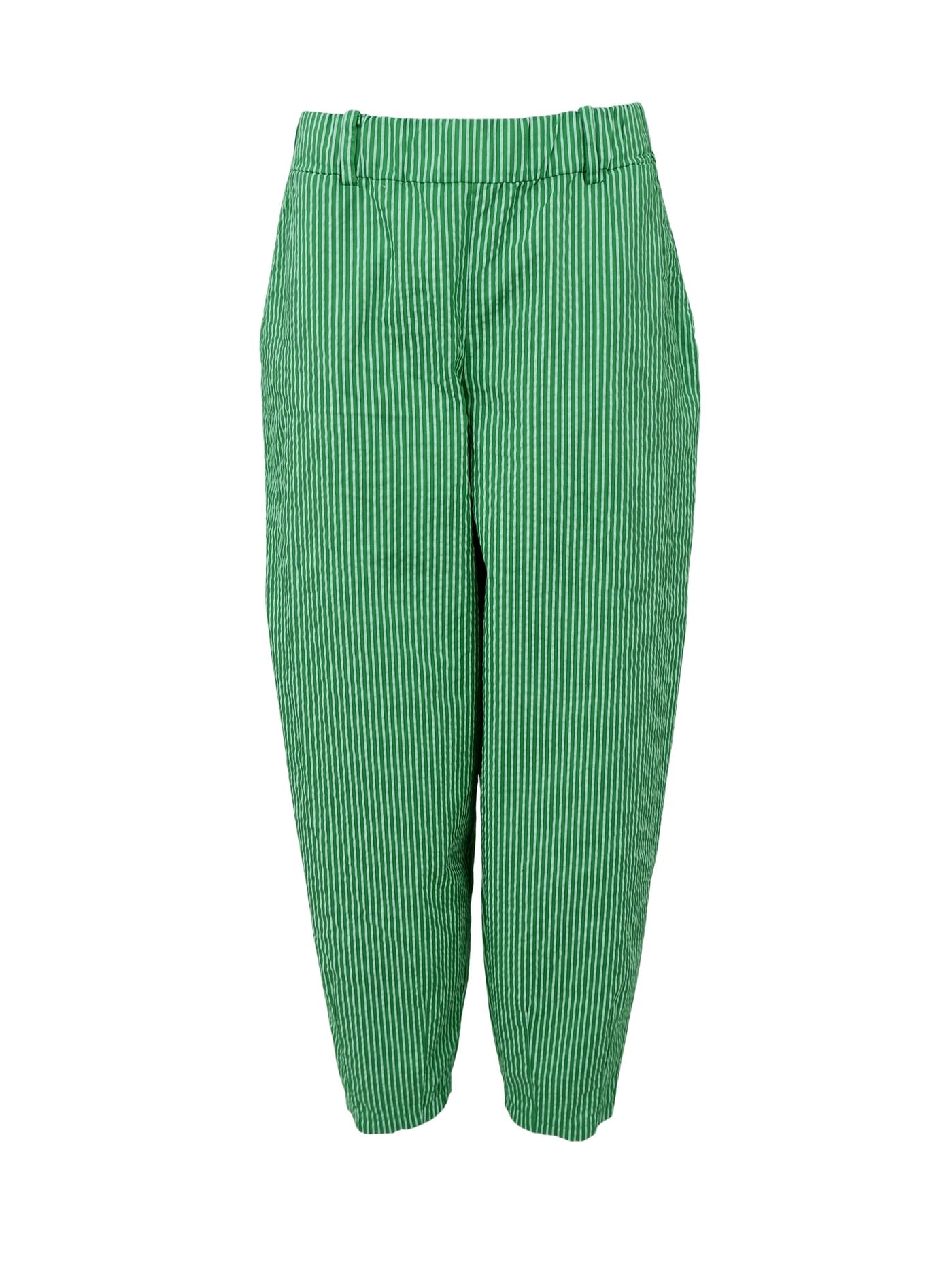 BCAlly Striped Cotton Barrel Trouser