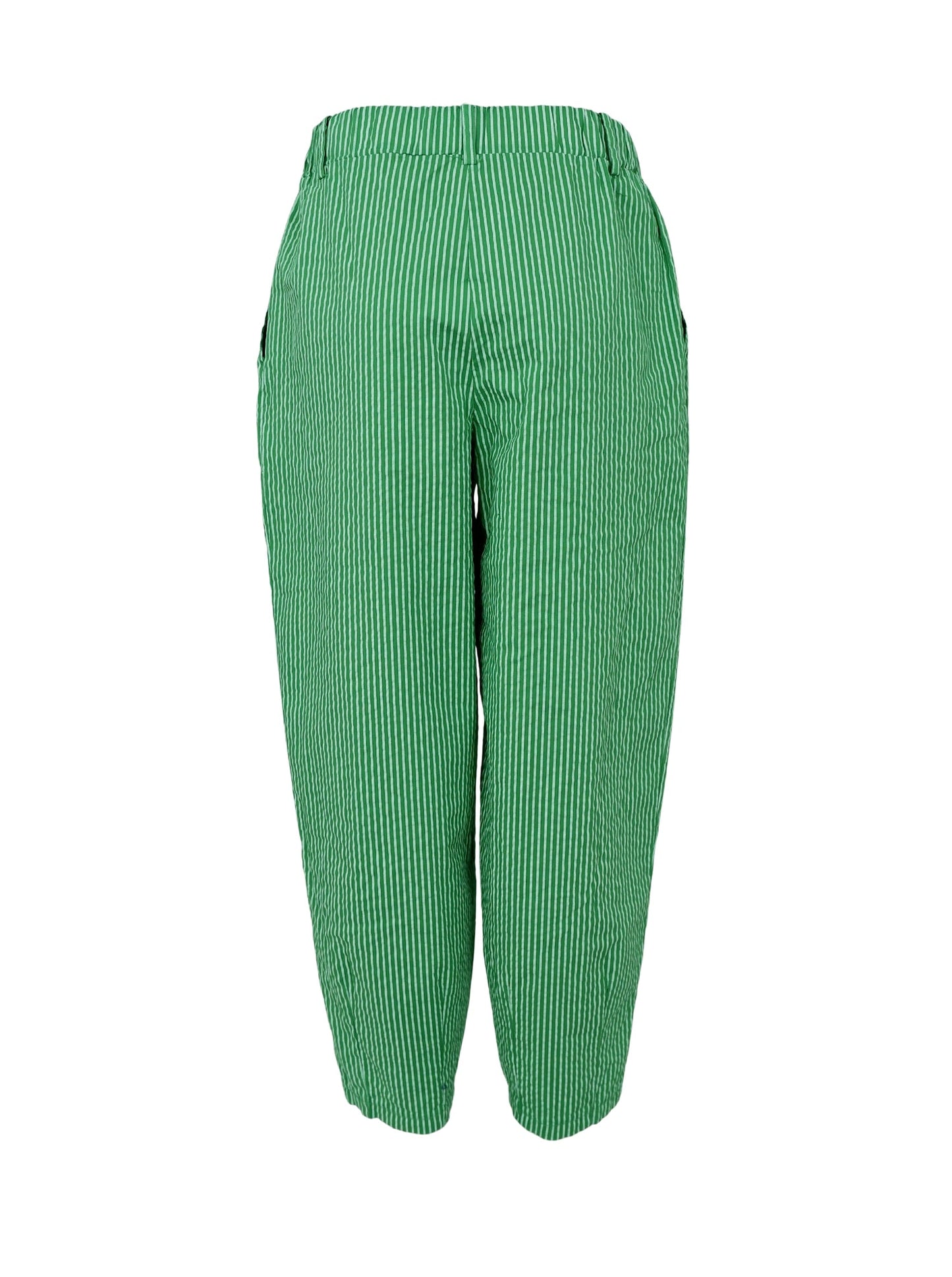 BCAlly Striped Cotton Barrel Trouser