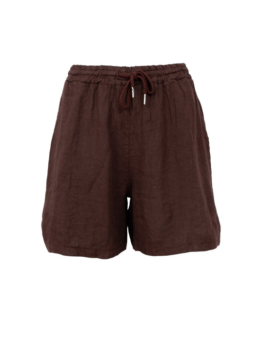 BCMelina Linen Shorts Coffee