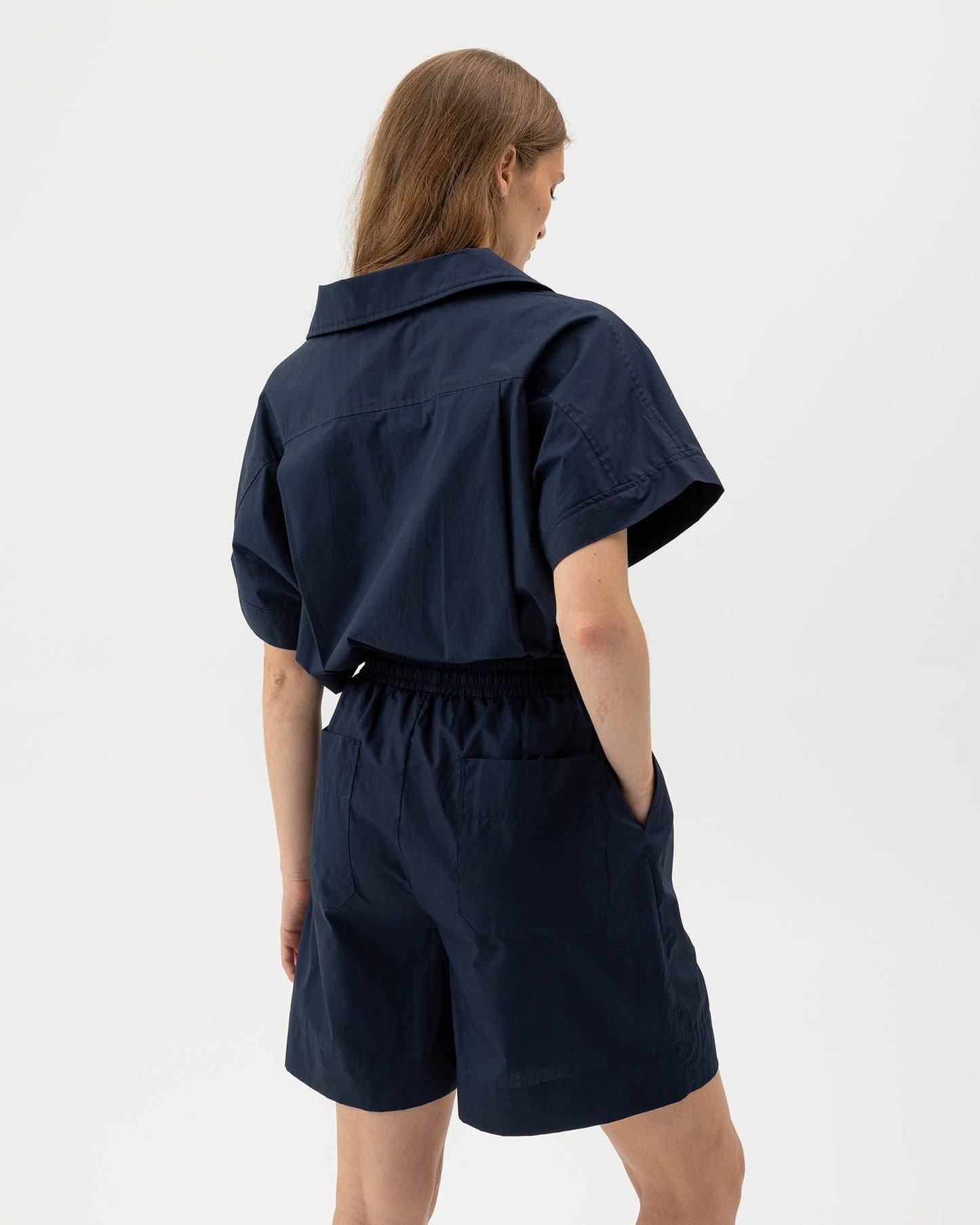 Marie Woven Cotton Shorts