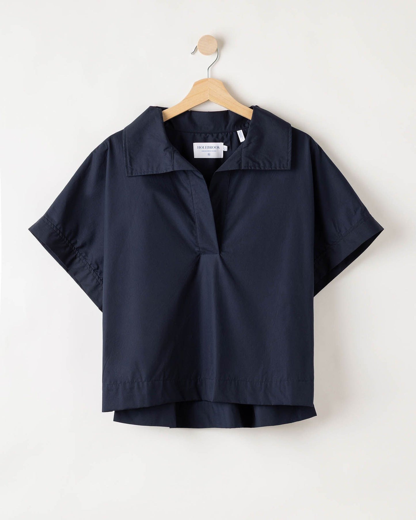 Marie Pop Over Top Navy