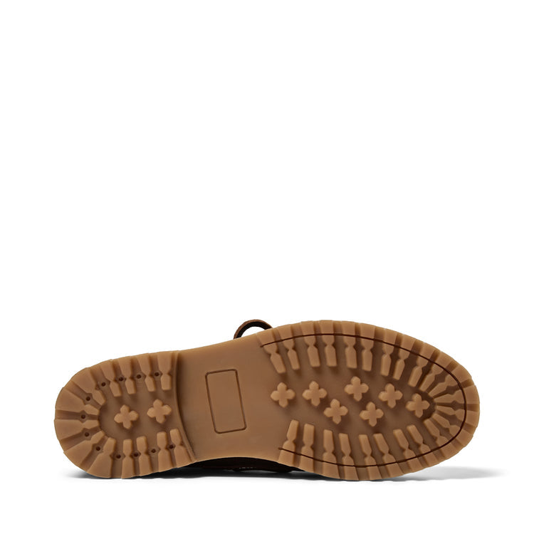 PA Alvina Leather Boat Shoe Brown