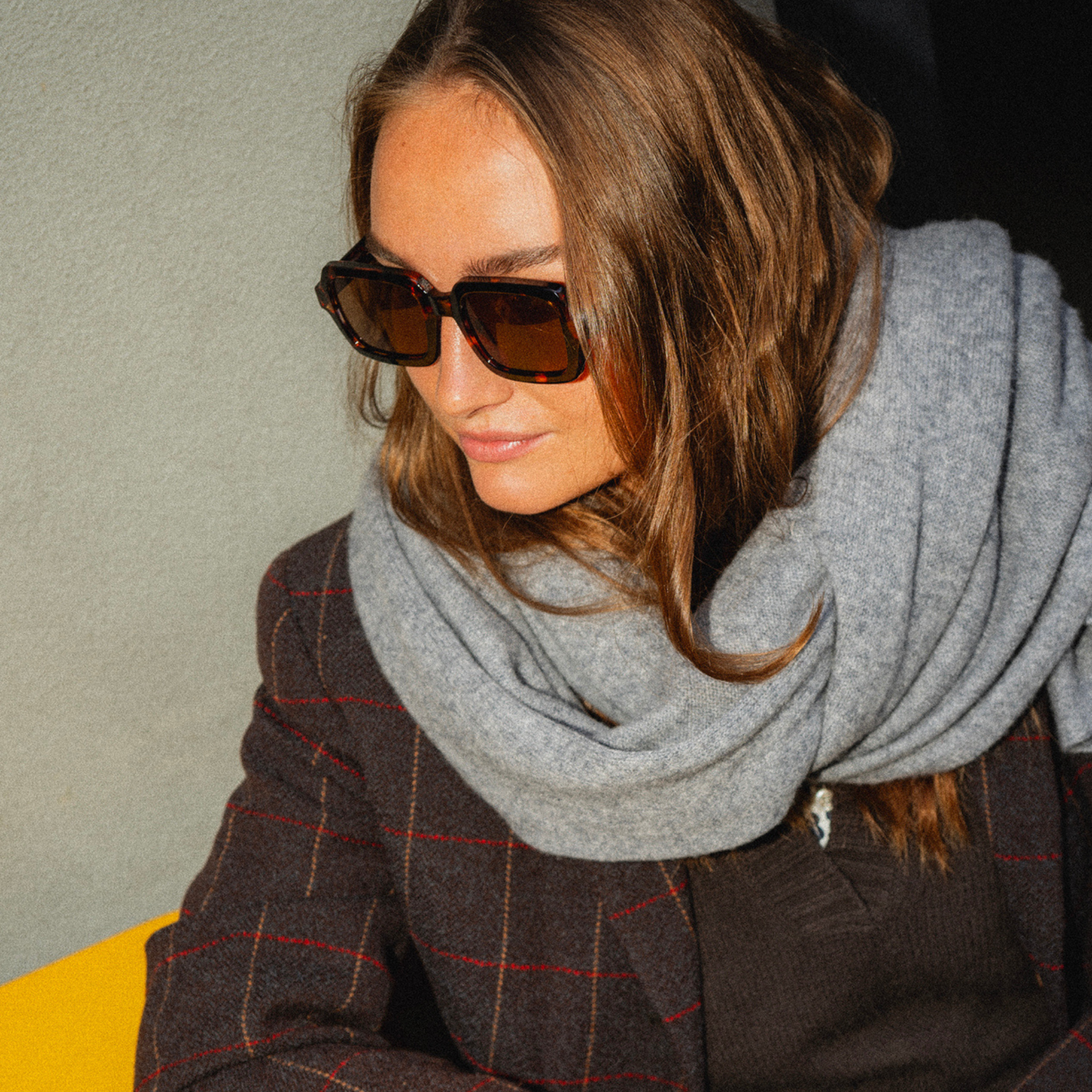Square Sun Readers Tortois