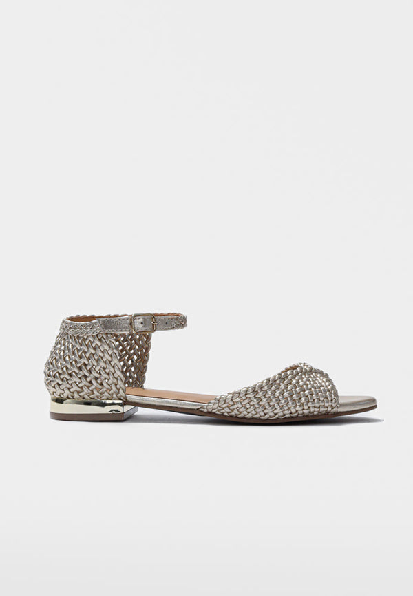 Juliana Woven Sandal Gold