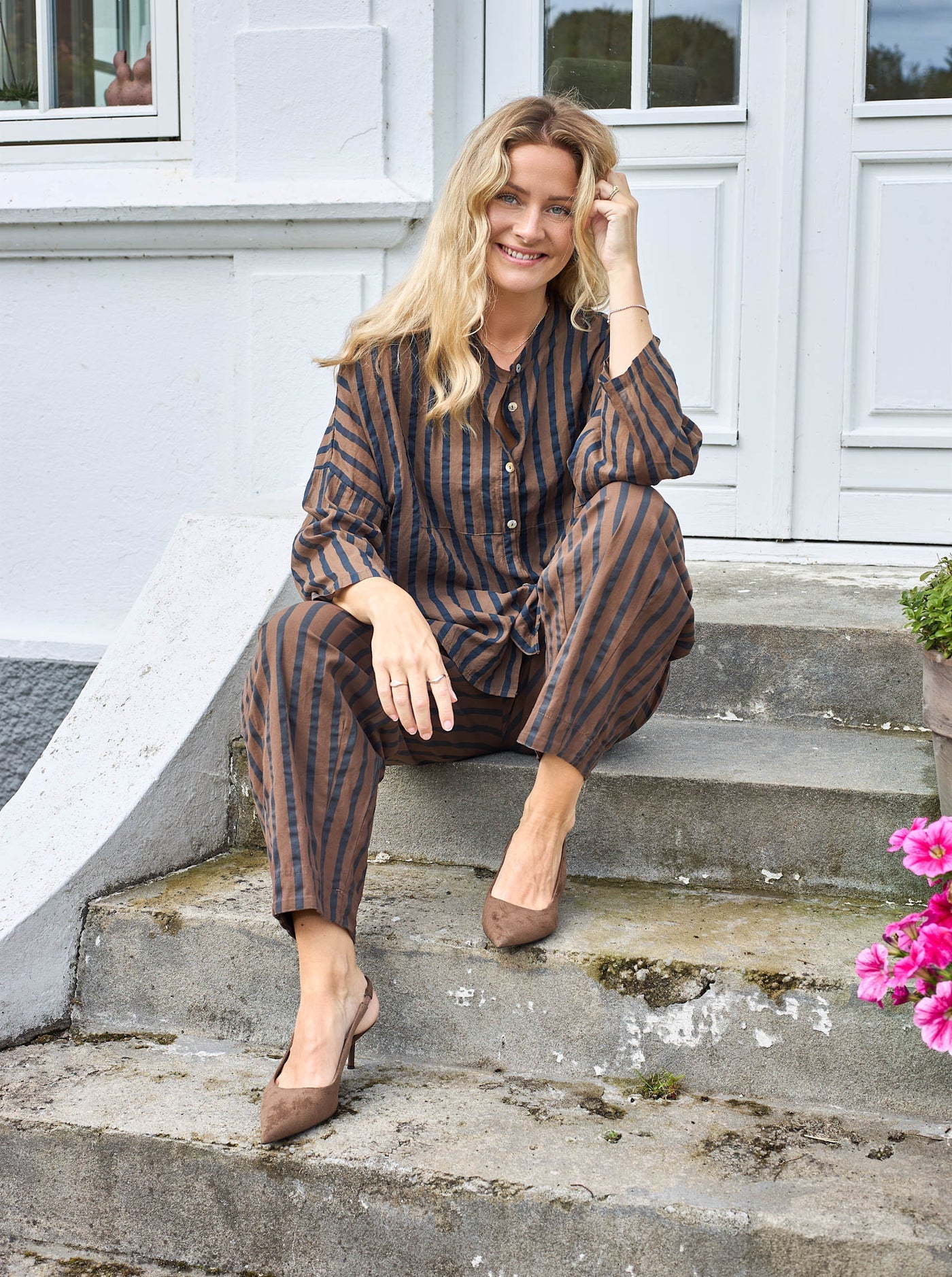 BCBetsy Striped Onesize Shirt