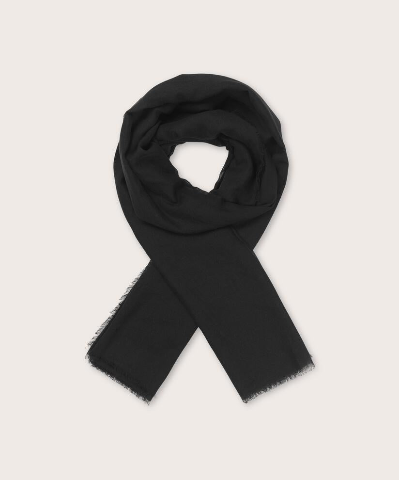 MaAva Cotton Scarf Black