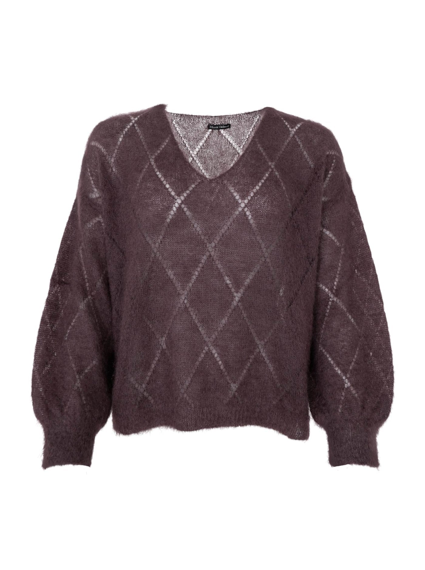 BCBjoerk Argyle Jumper Coffee