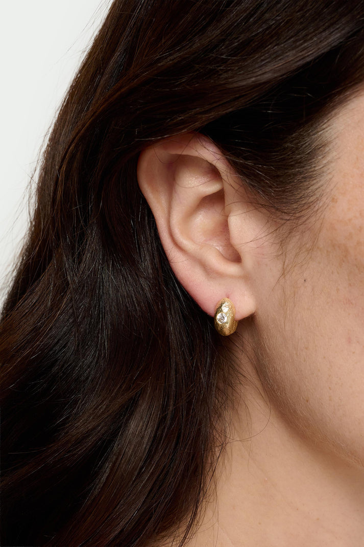 Flow Earrings Gold