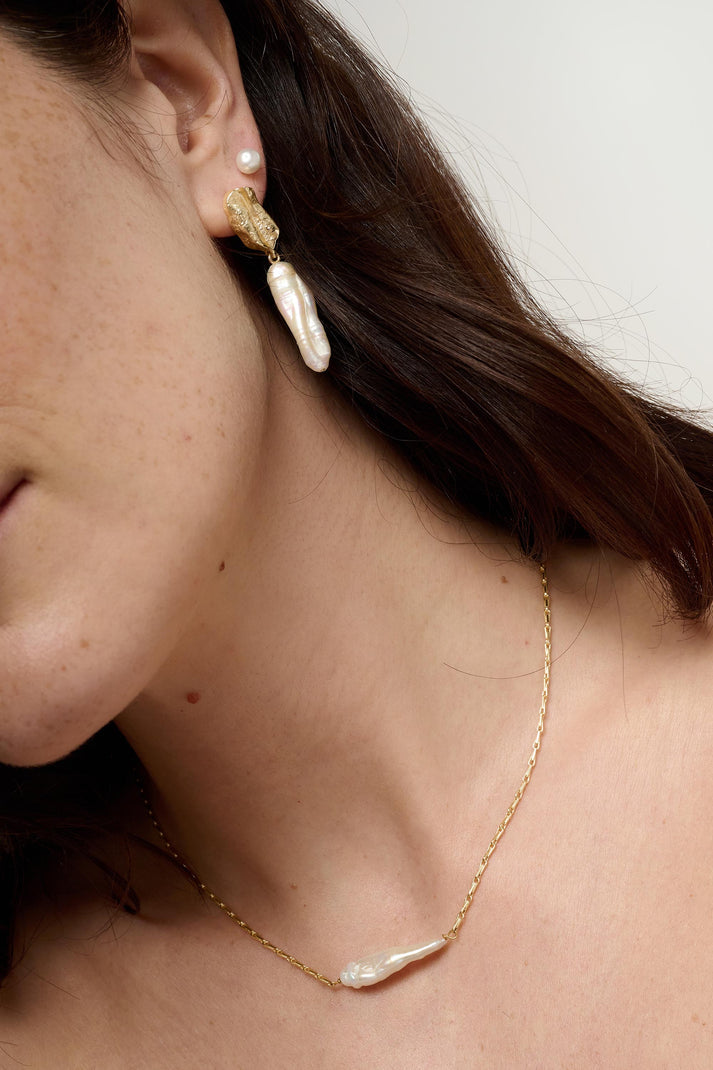 Heavy Freshwater Pearl Necklace