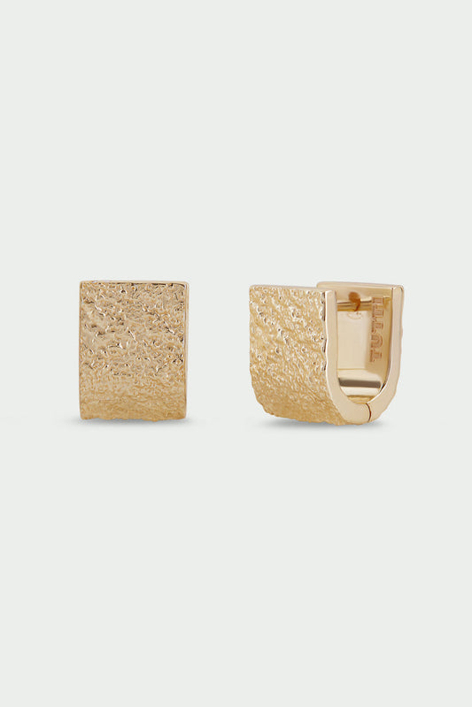 Invoke Huggie Textured Earring
