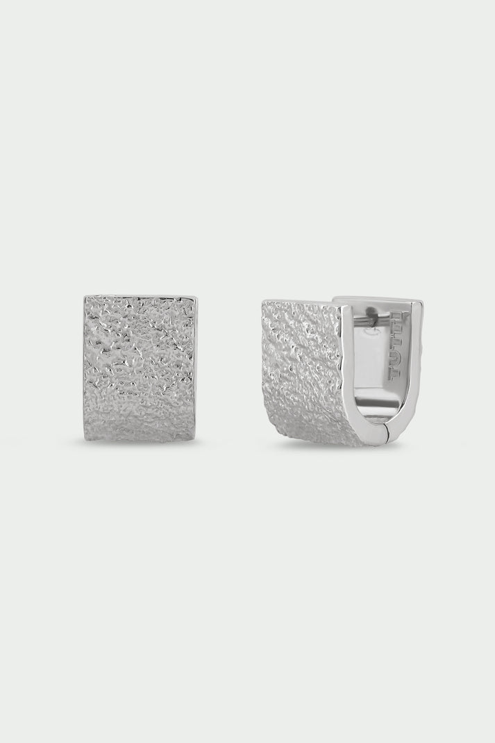 Invoke Huggie Textured Earring