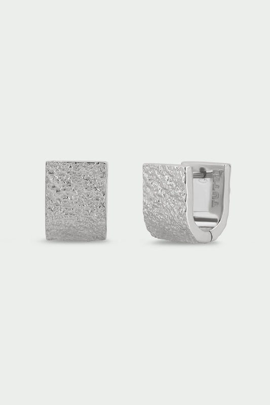 Invoke Huggie Textured Earring