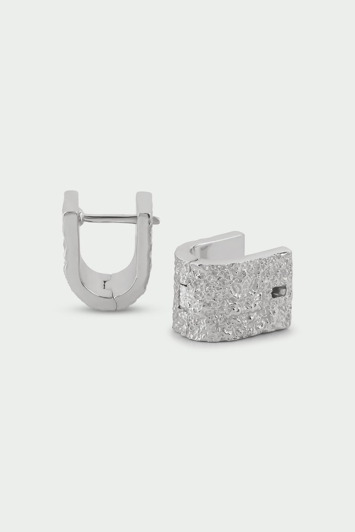 Invoke Huggie Textured Earring