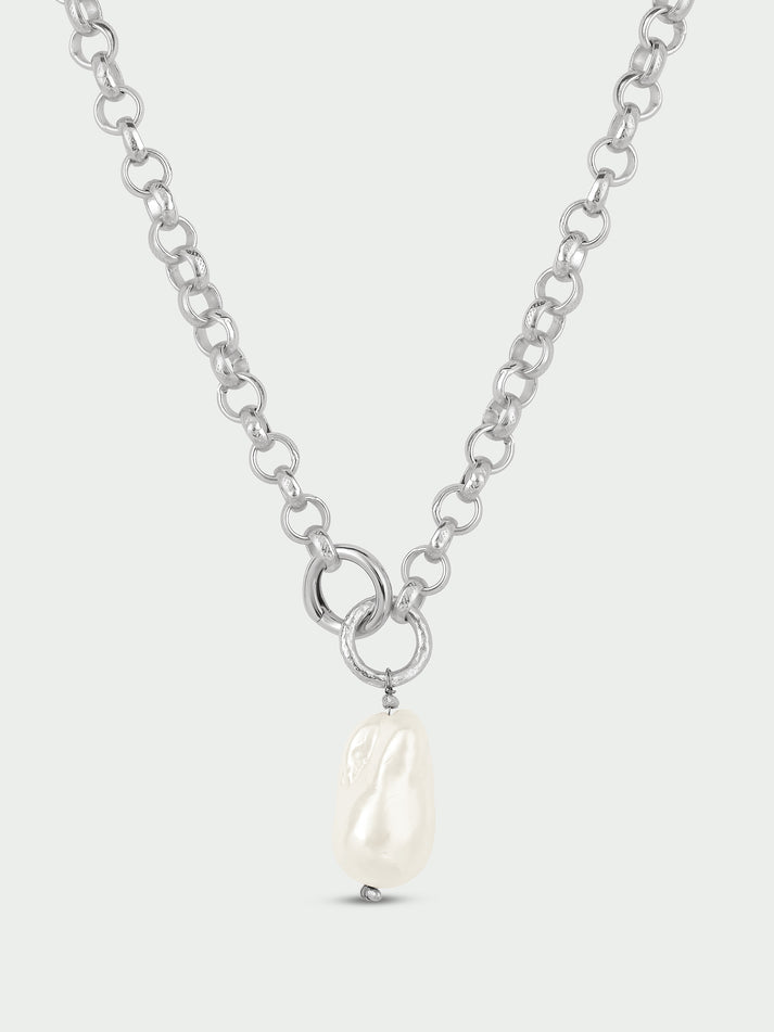 Iris Pearl Statement Necklace