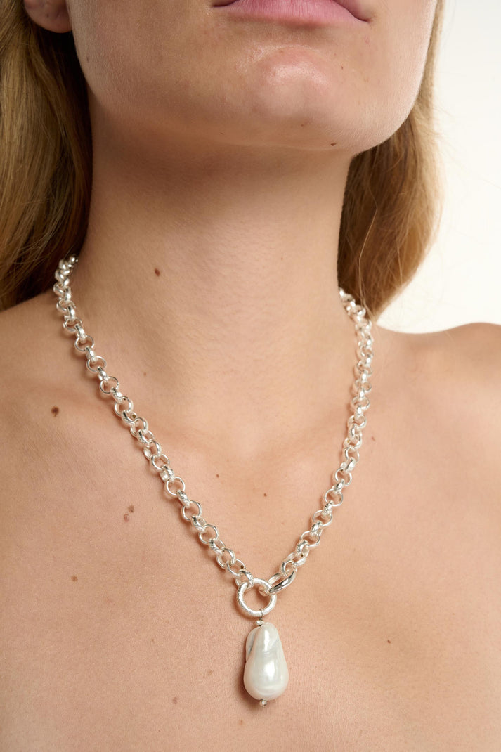 Iris Pearl Statement Necklace