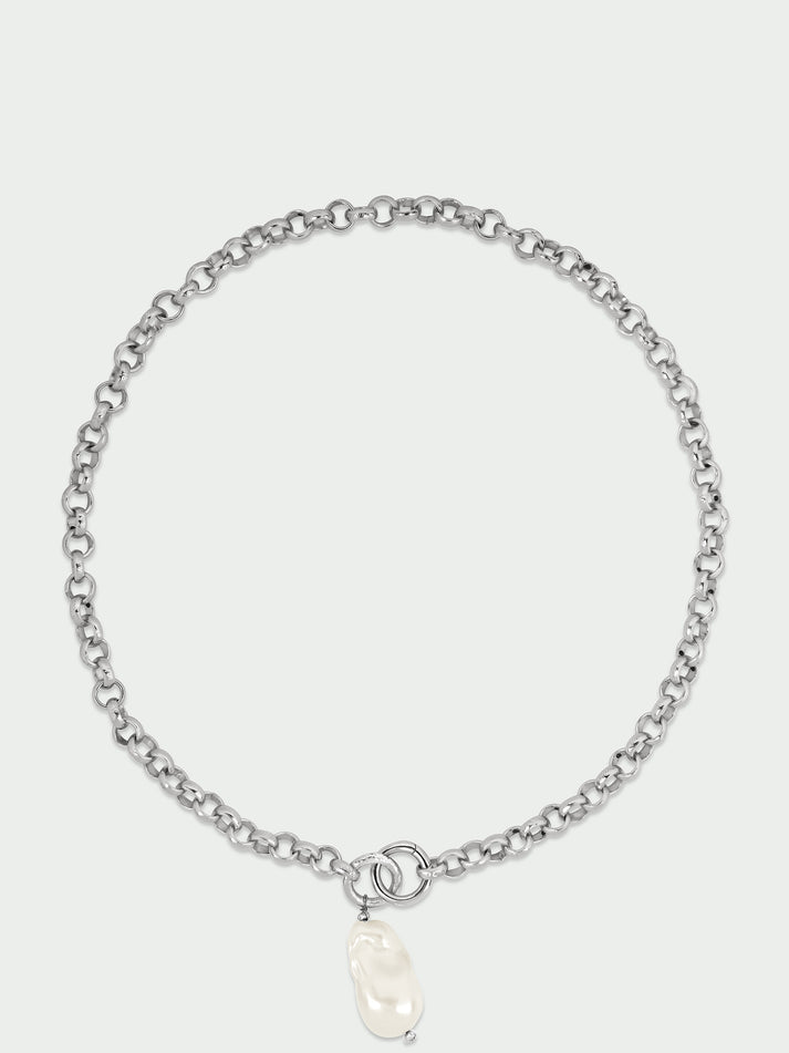Iris Pearl Statement Necklace