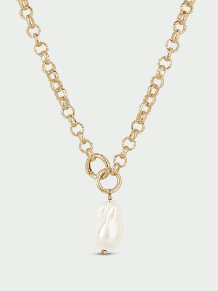Iris Pearl Statement Necklace