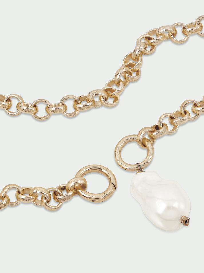 Iris Pearl Statement Necklace