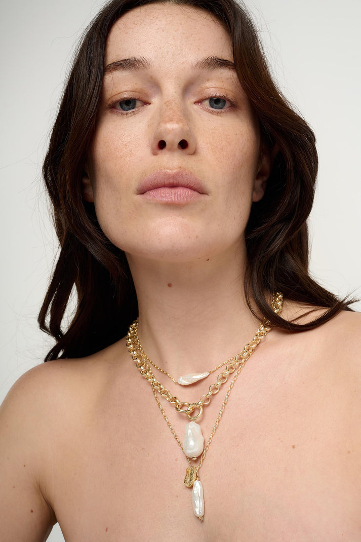 Iris Pearl Statement Necklace