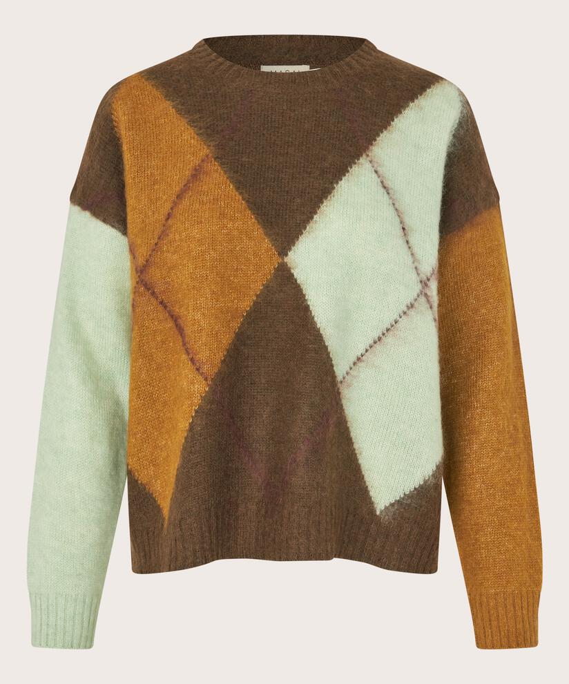 MaFinlay Harlequin Pattern Jumper