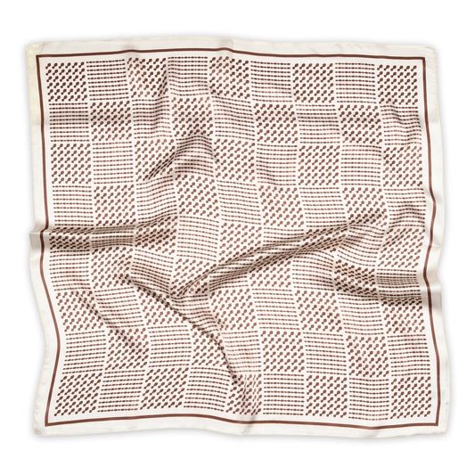 Amanda Silk Scarf (18623) Cream