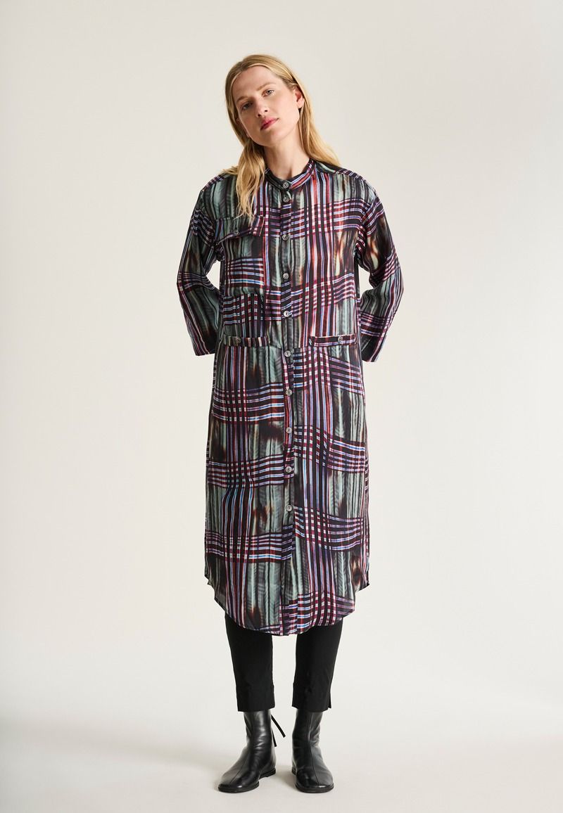Shinobe Shirt Dress Black