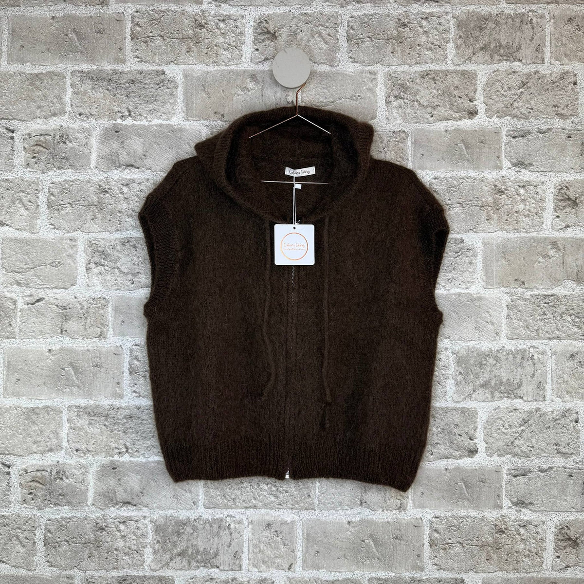 Mosel 8827 - Knitted Hooded Vest