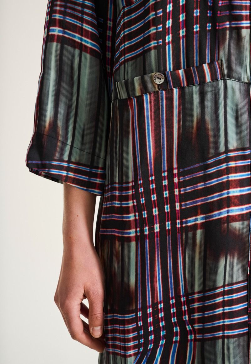 Shinobe Shirt Dress Black