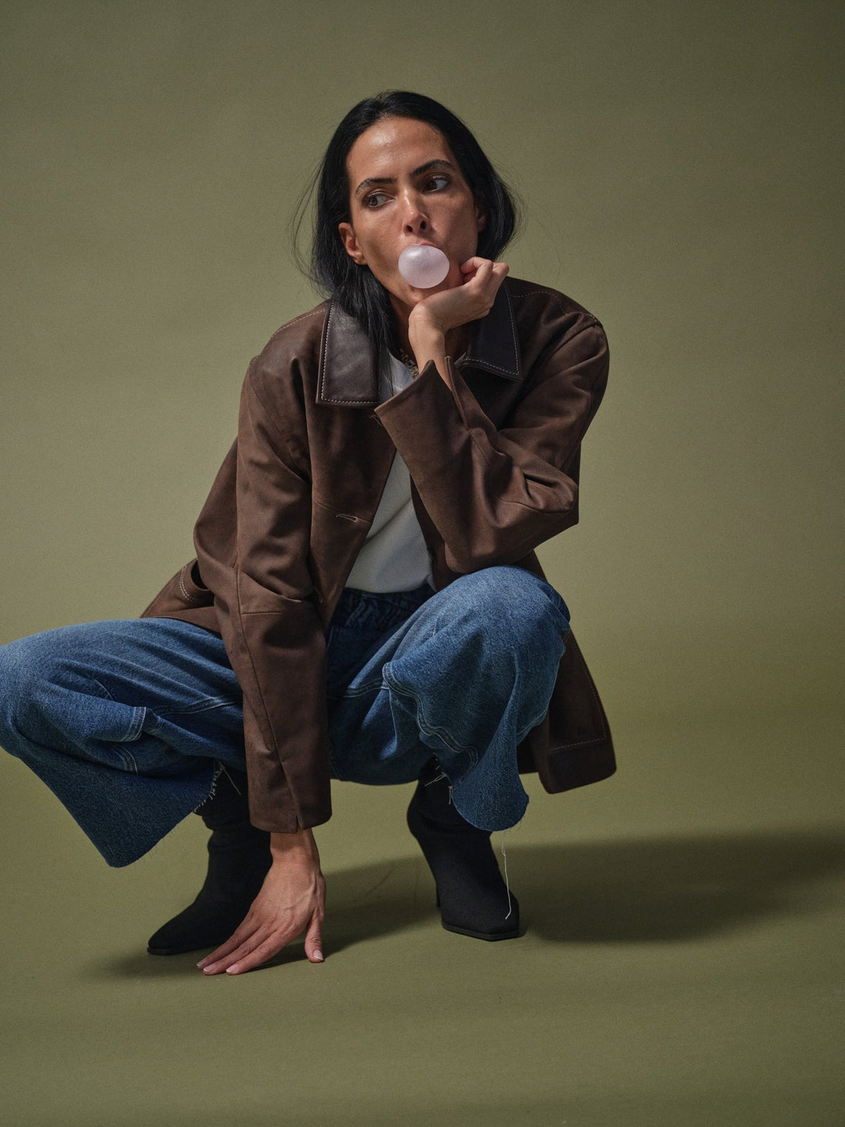 MMHFame Leather Jacket Java