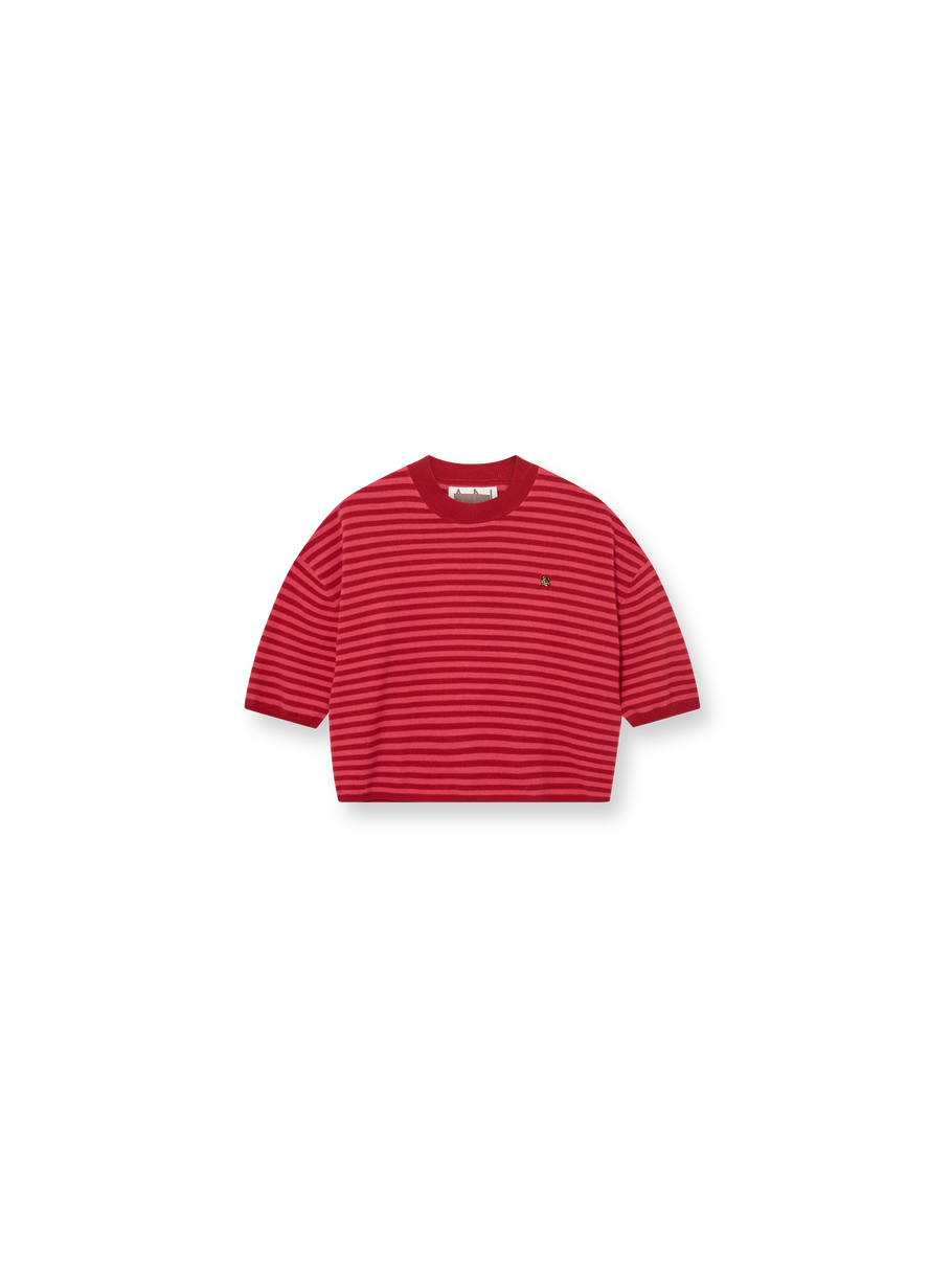MMHPoetic Stripe Knit Burnt Brick