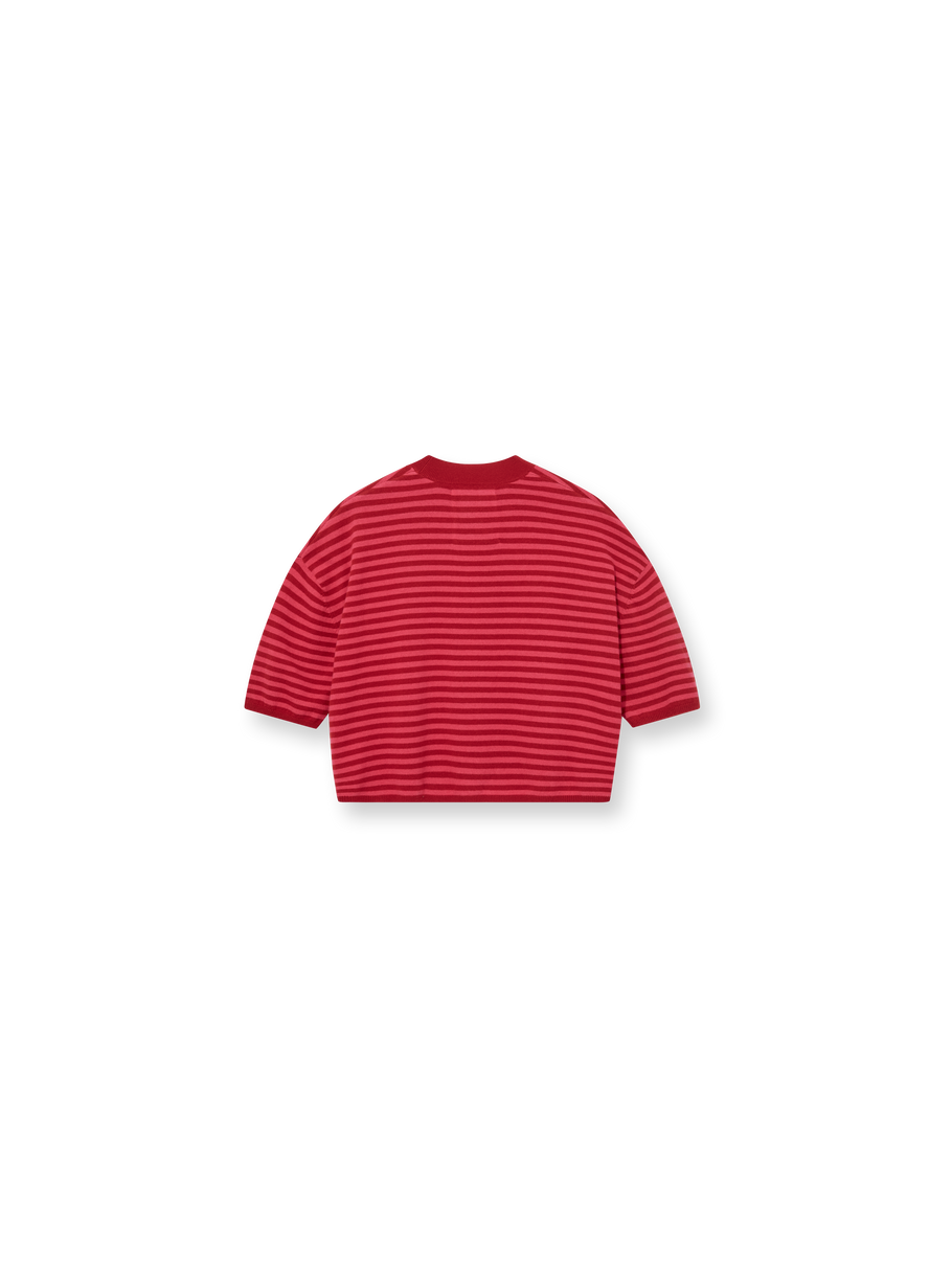 MMHPoetic Stripe Knit Burnt Brick