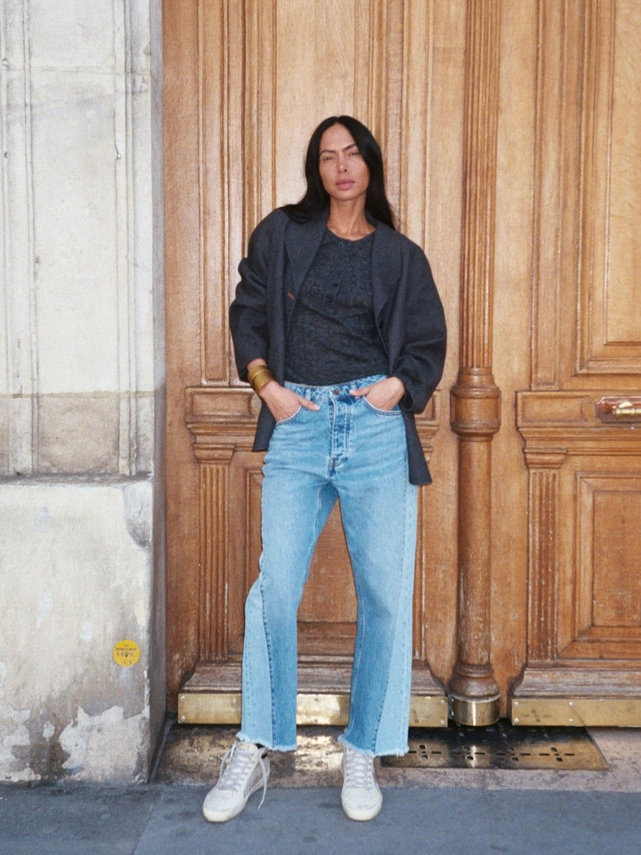 MMHEpic Tone Cropped Jeans Light Blue