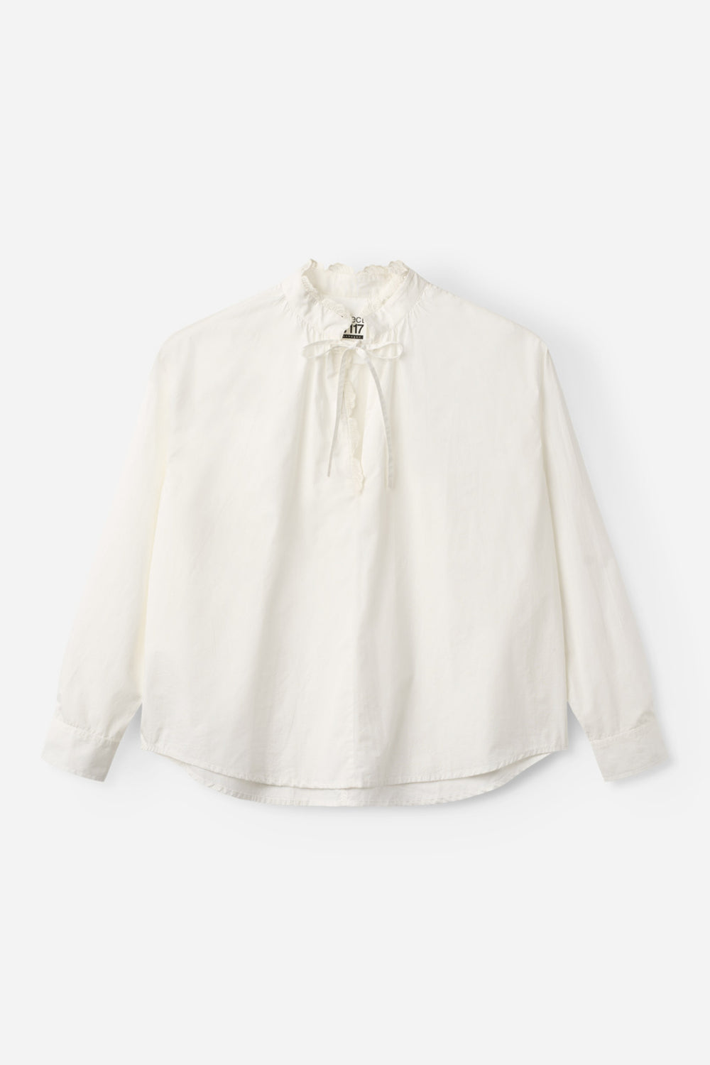 Hrima Cotton Hig Neckline Shirt