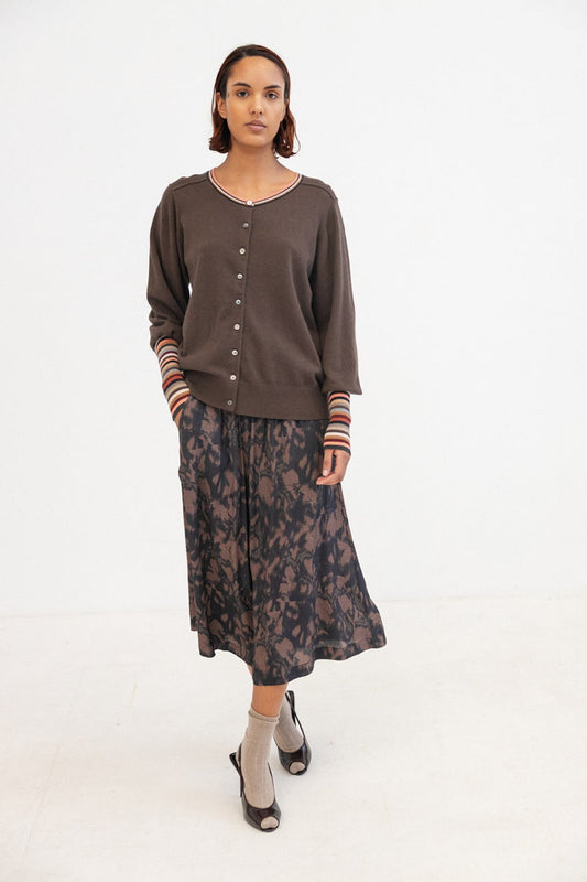Kinna Viscose Skirt Garnet