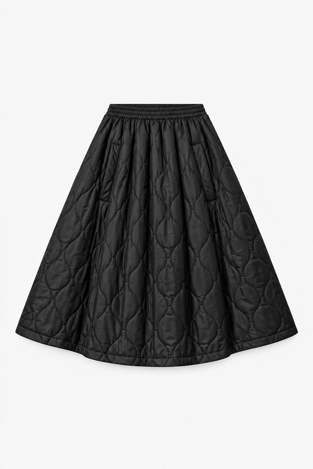 Nicoline Quilted A-Line Skirt