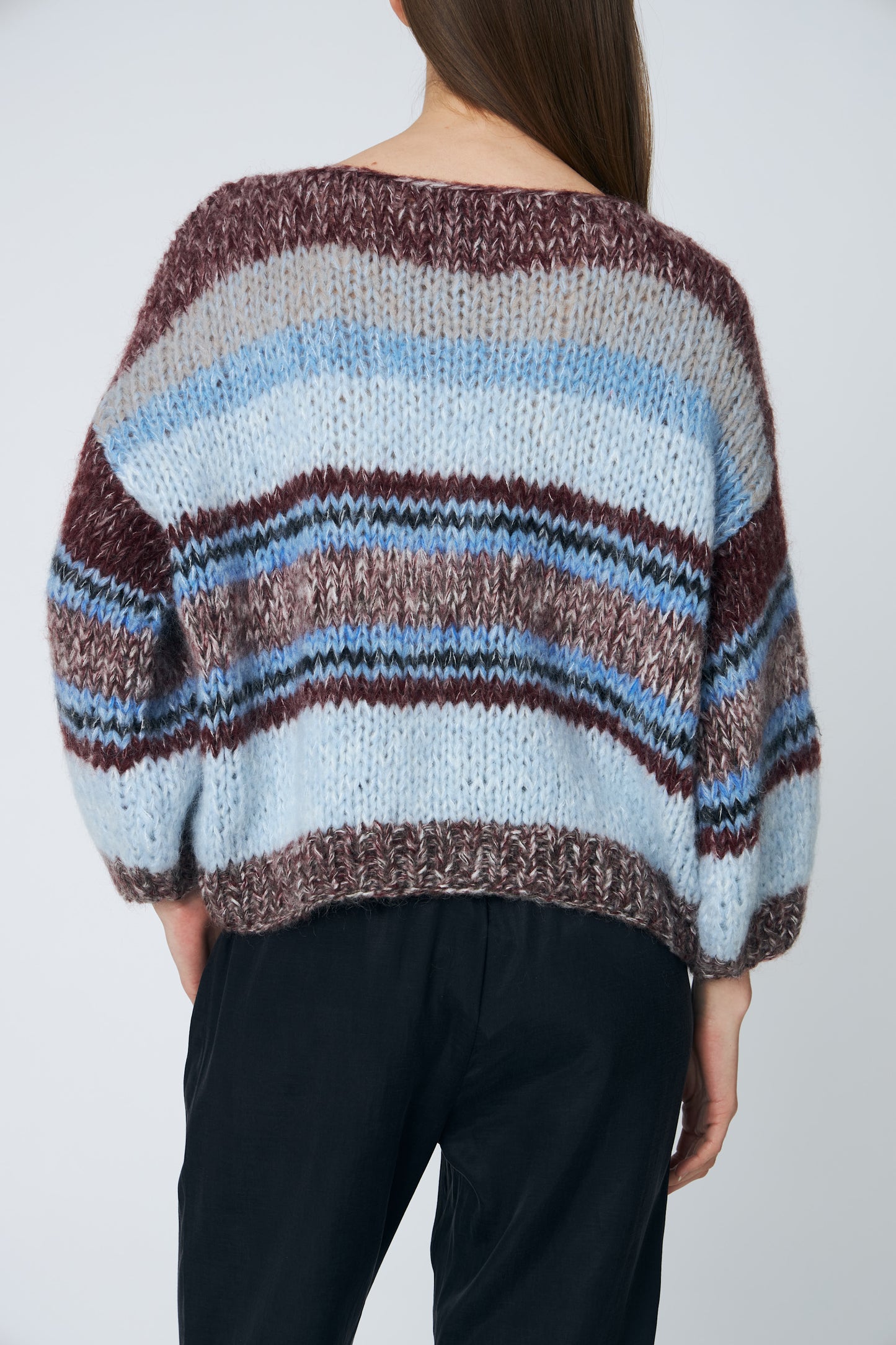 Lola Hand Knitted Jumper Midnight Raisin