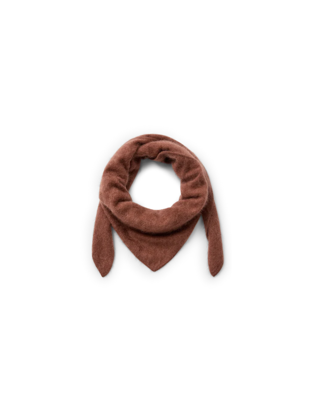 MMEnata Brush Cashmere Knit Scarf Imperial Topaz