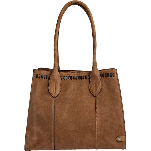 17404- Madrid Handbag Dark Tan
