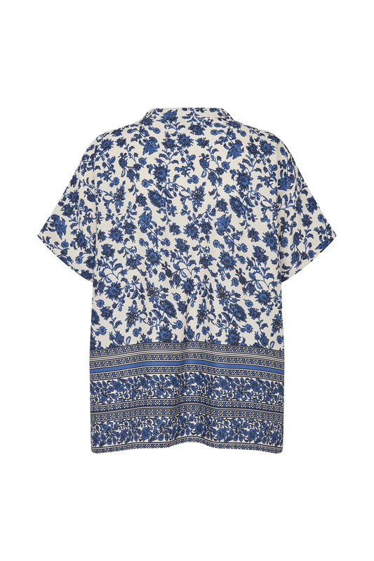 MyaLL Floral Shirt Blue