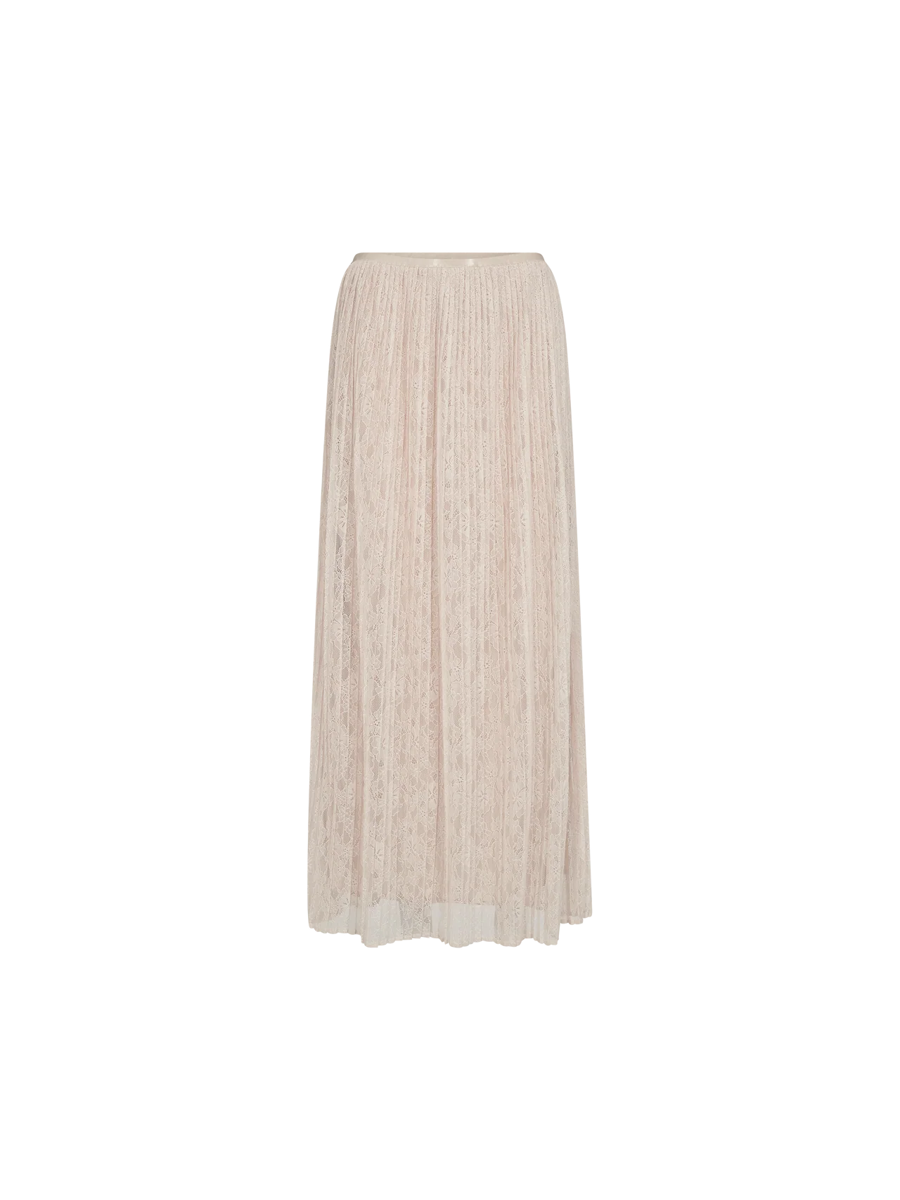 MMJurnee Lace Pleated Skirt Doeskin